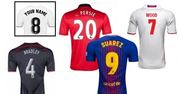Football Shirt Printing Salisbury