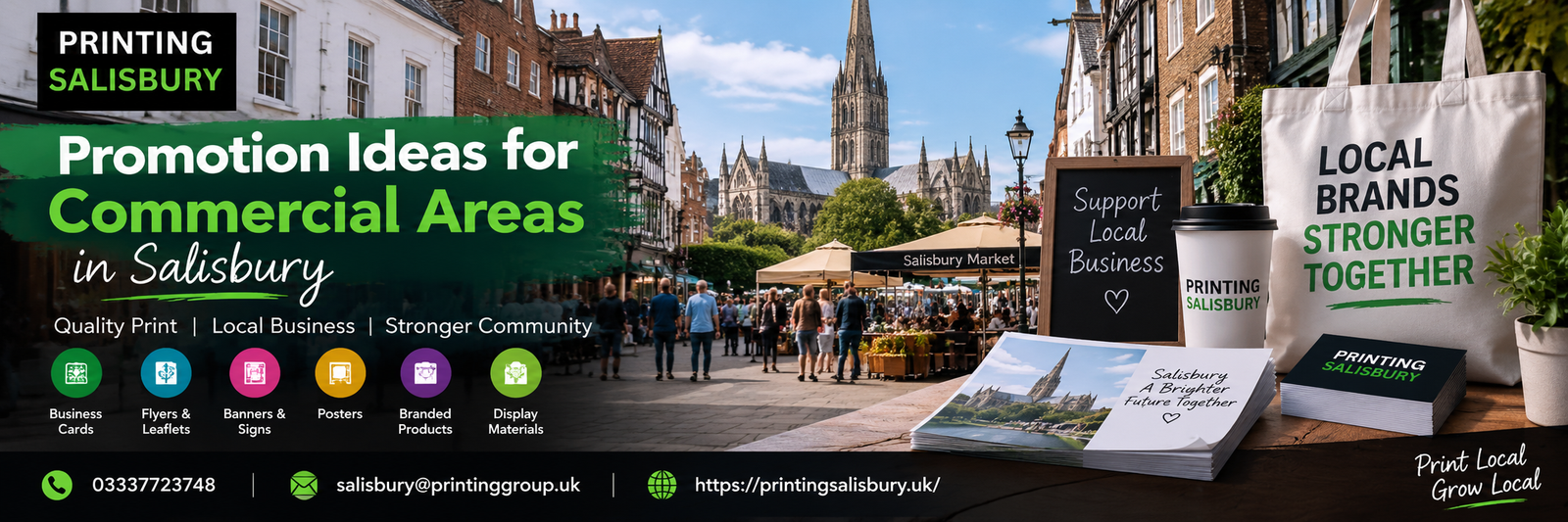 Promotion Ideas for Commercial Areas in Salisbury